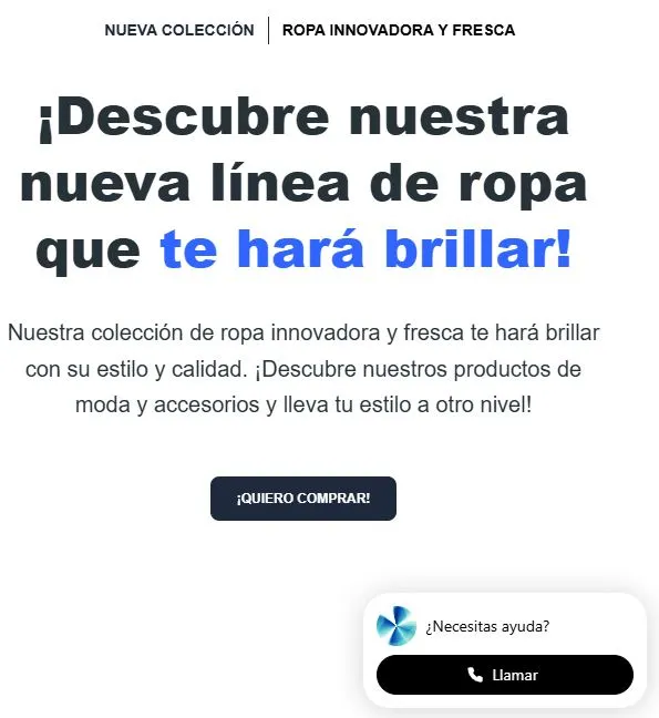 Chatbot en sitio web